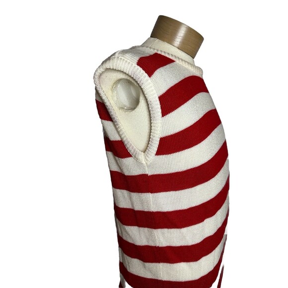 Vintage 80’s Striped Sweater Vest - Picture 3 of 5